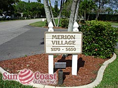 Merion Village Community Sign